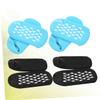 Beatifufu 2pairs Comfortable Moisturizing Socks for Women of Breathable Foot Care Socks Black for Flats and Heels for Wear Spandex Blend view 3
