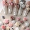 50Pcs Rose Embellishments for Jewelry Making Art Decors 3D Flower Art Resin Rhinestones Nails view 3