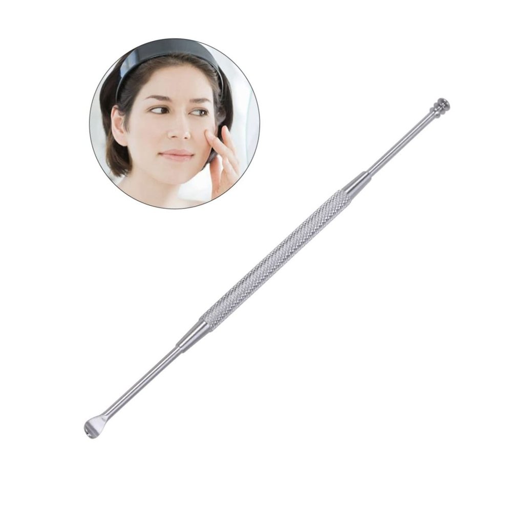 FOYTOKI Stainless Steel Double End Spiral Wax Removal Tool Kit for Care and Cleaning Silver