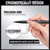 2-in-1 Waterproof Dual-Ended Eye Brow Pencils with 2-Fork and Ultra-Precise Brow Pencil Tip, Sweat-resistant and Smudge-Proof, Natural and Long Lasting (Dark Brown) view 4