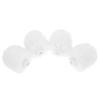 MOLUCKFU 4pcs Brush Replacement Heads for Toilet Accessories Bathroom Cleaning Tools Plastic Brush Refill view 1