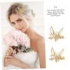 Baluue 15pcs Butterfly Hair Clips for Women Girls Metal Hollow Hairpin Elegant Hair Accessories for Parties and Events view 2