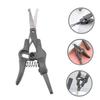 WOONEKY 4pcs Nose Hair Trimmers for Men Eyebrow Trimmer Scissors Stainless Steel Grooming Scissors Kit view 2