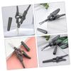 WOONEKY 4pcs Nose Hair Trimmers for Men Eyebrow Trimmer Scissors Stainless Steel Grooming Scissors Kit view 3