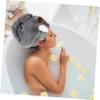 Baluue Double Layer Thick Dry Hair Cap Portable Hair Dryer Bonnet Quick Dry Cap view 2