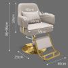 Barber Chairs Heavy Duty Height Adjustable 360 Rotation Water Resistants Leather Hairdressing Chair with Comfort Armrests and Footrest for Barbershop Hair Salon Spa(Brown) view 2