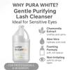 ISLA & FONTANE Lash Shampoo Bulk  Pura White 64 fl oz | Gentle Eyelash Shampoo for Extensions | Lash Foam Cleanser | Oil-Free Lash Bath for Home & Salon Use view 2