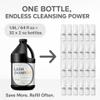 Isla & Fontane Lash Shampoo  DeepClean Black 64 fl oz | Charcoal Lash Cleanser for Extensions | Deep Purifying Lash Bath Foam | Tea Tree & Witch Hazel Formula | Lash Shampoo Bulk For Salon & Home Use view 3