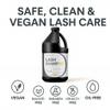 Isla & Fontane Lash Shampoo  DeepClean Black 64 fl oz | Charcoal Lash Cleanser for Extensions | Deep Purifying Lash Bath Foam | Tea Tree & Witch Hazel Formula | Lash Shampoo Bulk For Salon & Home Use view 4