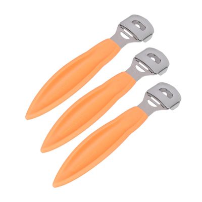 BAZEITFLOW Foot Pedicure Remover Kit 3 in 1 Foot Shaver Cuticle Shaver Dead Skin Scrubber