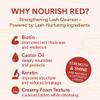 ISLA & FONTANE Lash Shampoo  Nourish Red 64 fl oz | Strengthening Lash Foam Cleanser for Extensions | Biotin & Keratin Lash Care | Lash Shampoo Bulk for Salon Use & Home Use view 2