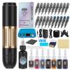 Complete Tattoo Gun Machine Kit, Professional Rotary Tattoo Pen Set with Power Supply, Beginners Tattoo Supplies Kit with 20Pcs Cartridge Needles for Starters Artists view 1