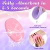 120 Pcs Facial Sponge Compressed, Luxiv Face Cleansing Sponge Estheticians Compressed Makeup Facial Sponge Round Wash Face Sponges for Women Compress Exfoliating Removal Sponge (Purple+pink) view 4