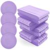 120 Pcs Facial Sponge Compressed, Luxiv Face Cleansing Sponge Estheticians Compressed Makeup Facial Sponge Round Wash Face Sponges for Women Compress Exfoliating Removal Sponge (Purple) view 1