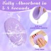 120 Pcs Facial Sponge Compressed, Luxiv Face Cleansing Sponge Estheticians Compressed Makeup Facial Sponge Round Wash Face Sponges for Women Compress Exfoliating Removal Sponge (Purple) view 4