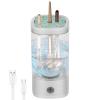 Electric Makeup Brush Cleaner Machine with Drying Function Efficient Brush Cleaner 6500RPM Brush Cleaner Effortless Cosmetic Brush for Makeup Brushes(white) view 1