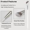 2PCS Angled Concealer Brush, Small Foundation Brush for Under Eye & Precision Face Blending view 2