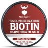 5% Concentration Biotin Beard Balm for Men & Conditioning Beard Wax - Made with Castor Oil Natural and Organic Ingredients - Hydrates & Thickens Facial Hair Growth- 2 Ounce Tin (Mystic Hour) view 1