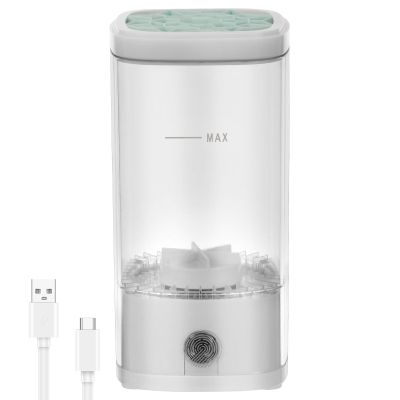 Electric Makeup Brush Cleaner Machine with Drying Function Efficient Brush Cleaner 6500RPM Brush Cleaner Effortless Cosmetic Brush Cleaner for Makeup Brushes(white)