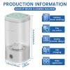 Electric Makeup Brush Cleaner Machine with Drying Function Efficient Brush Cleaner 6500RPM Brush Cleaner Effortless Cosmetic Brush Cleaner for Makeup Brushes(white) view 2