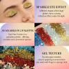 FANDAMEI Face Glitter, 2 PCS Face Glitter Gel 18 Grids, Body Hair Glitter for Kids Women for Makeup, Halloween Rave Concert Face Paint Glitter view 4