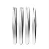 4Pcs Multi-Use Precision Stainless Steel Tweezers(4Pcs-Silver) view 1