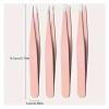 4Pcs Multi-Use Precision Stainless Steel Tweezers(4Pcs-Silver) view 2