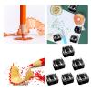 6 Pcs Plastic Makeup Pencil Sharpener, Hand Eyeliner Lip Liner Pencil Sharpener, Dual Hole Sharpener Cosmetic Manual Tools for Lip Liner, Eyebrow Pencil, Eyeliner (Black) view 4