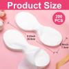 Alpinleux 200 Sheets Disposable Non Woven Eye Mask, Cotton Eye Mask Paper, Eye Covers for Facials, Eye Masks for Skincare, Moisture Retention, Spa, Wrap view 2