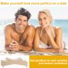 DC,CLISENCE 6pcs Invisible Neck Lifting Tape, Breathable Neck Wrinkles Lifting Patch, Soft Elastic Neck Lines Lift Sticky Strips for Women Men Makeup, Skin Care - Skin Color view 3