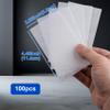 DC,CLISENCE 100pcs Breathable Hair Perm Paper, Disposable Perm End Papers, High Temperature Resistant Salon Home Hair Rollers Accessory for Cold Hot Perms Hair Curling view 2