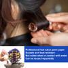 DC,CLISENCE 100pcs Breathable Hair Perm Paper, Disposable Perm End Papers, High Temperature Resistant Salon Home Hair Rollers Accessory for Cold Hot Perms Hair Curling view 3