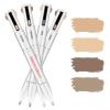 4 in 1 Makeup Pen, Eyebrow Contour Highlight Pen Brow Defining Pencil, Natural Brows Makeup Cosmetic Tool, All in One Long-Lasting Eye Pencil Compact for Travel (Blonde) view 1