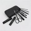 ntumLeap Manicure Professional Manicure Pedicure Set 7 Pcs Manicure Set Stainless Steel Sturdy Men Women Grooming Kit Manicure Pedicure Set Nail Care Kit Grooming,Negr,Negro view 3