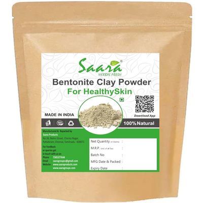 100% Natural Bentonite Clay Powder - 1.76Oz | 50gm