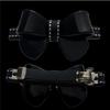 2 pieces ALET USA Embellished Hair Bow Barrettes (Black) view 2
