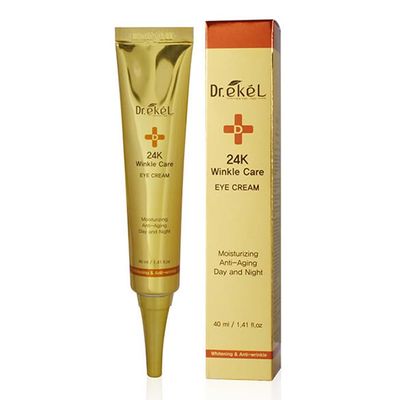 3W Clinic Dr. Ekel 24K Wrinkle Care Eye Cream, Moisturizing Anti-Aging Day and Night, 1.41 fl oz/Korea-Beauty/Korea Made