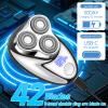 Mini Electric Shaver, Mini Portable Razor, USB Rechargeable Waterproof Shaver for Travel Office,Wet & Dry Electric Pubic Trimmer, Waterproof Body Groomer (for Men) view 4