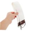 minkissy Dual Layer Canvas Strop Professional Shaving Belt for Straight Easy to Clean Portable Design for Barbershops and Personal Use Reduces Blade Irritation view 4