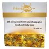 24k Gold flakes, Strawberry and Champagne Hand and Body Soap  Vegetable Collagen, Aloe Vera, and 24k Gold flakes - A luxurious treat by Natural Splash - Perfect for gifting or indulging yourself. view 1
