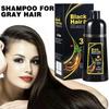 Hair Dye Color Shampoo (7 Colors Available to Choose) 500mL each (DARK BROWN, 500mL) view 2