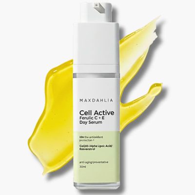 MAXDAHLIA Cell Active Vitamin C Day Serum | 20% Vitamin C + E Ferulic | Brightening, Dark Spot Corrector & Anti-Aging | Non-Oxidizing 10x Antioxidant Serum
