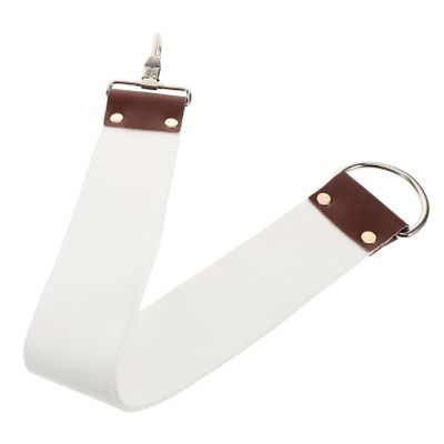 FRCOLOR Barber Shaving Strop Double Layer Canvas Razor Sharpening Belt for Straight Razor Maintenance Portable and Lightweight Grooming Accessory for Easy Travel and Storage