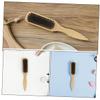 FOMIYES 2pcs Boar Bristle Beard Brush for Men Soft Grooming Tool for Beard Styling Shaping and Cleaning Ergonomic Handle for Comfortable Use Lightweight and Portable for Home and Travel view 3