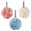 3Pcs Bath Charcoal Loofah Sponge Wash Back Scrubber Bathroom Men Exfoliating Pads Body Brush for Showering Gym Shower Essentials (B) view 1