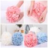 3Pcs Bath Charcoal Loofah Sponge Wash Back Scrubber Bathroom Men Exfoliating Pads Body Brush for Showering Gym Shower Essentials (B) view 4