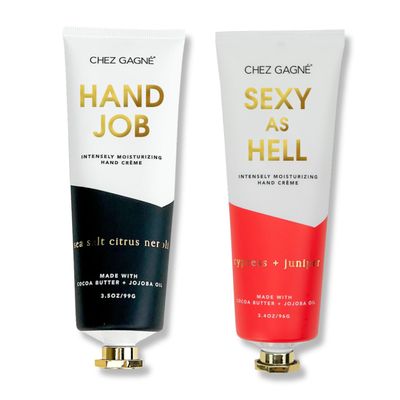 Chez Gagn Hand Crme 2-Pack  Sea Salt Citrus Neroli + Cypress Juniper | Vegan Hand Lotion, Fast Absorbing, Non-Greasy, Moisturizing, Travel Size, Cruelty-Free, Made in USA