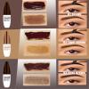 3 Colors Peel Off Eyebrow Tinting Gel Kit,Light Gray Brown Peel Off Tinted Brow Waterproof Long-lasting,Transfer-proof Tattoo Eye Brow Last Up to 3 Days Easy Peeloff Brows for Fuller&Defined Looking view 3