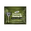 Compact Shaving Kit  Travel Shaving Essentials for Men & Women | Includes Disposable Razor, Shaving Cream, Washcloth & Aftershave Wipe | Hygiene Kit for Travel, Work & Emergencies (Green) view 1