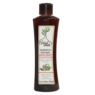 Arbol Verde Hair Growth Shampoo - 16.91 fl oz Herbal Plant Extracts Natural Routine Shampoo for Enhanced Hair Care - Anticada Natural con Plantas Naturales